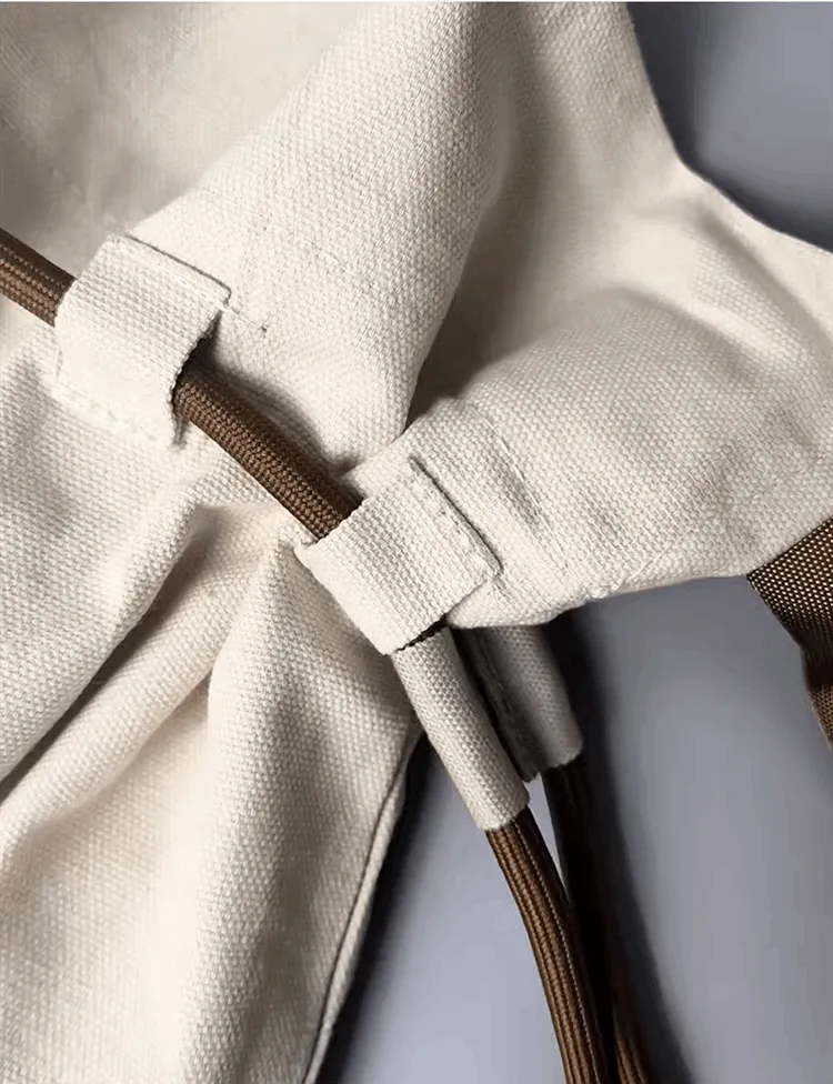 Patchwork Canvas Backpack