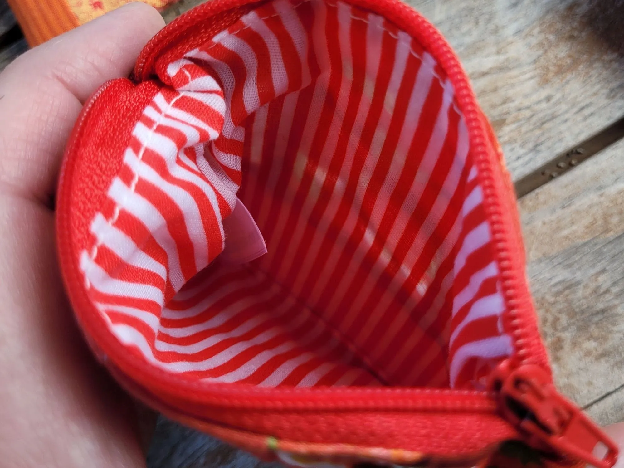 Patchwork Coin Purse | Small Cosmetic Pouch | Gift for Her