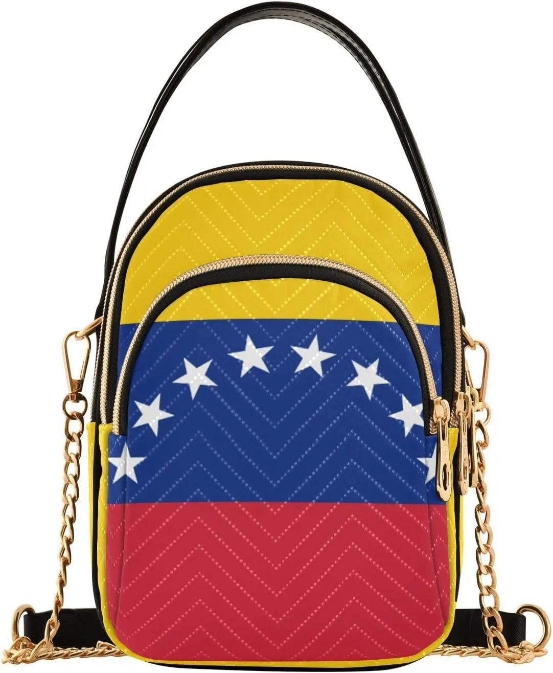 Patriot Flag Cell Phone Purse Crossbody Handbag Durable Shoulder Bag Sturdy Travel Pouch