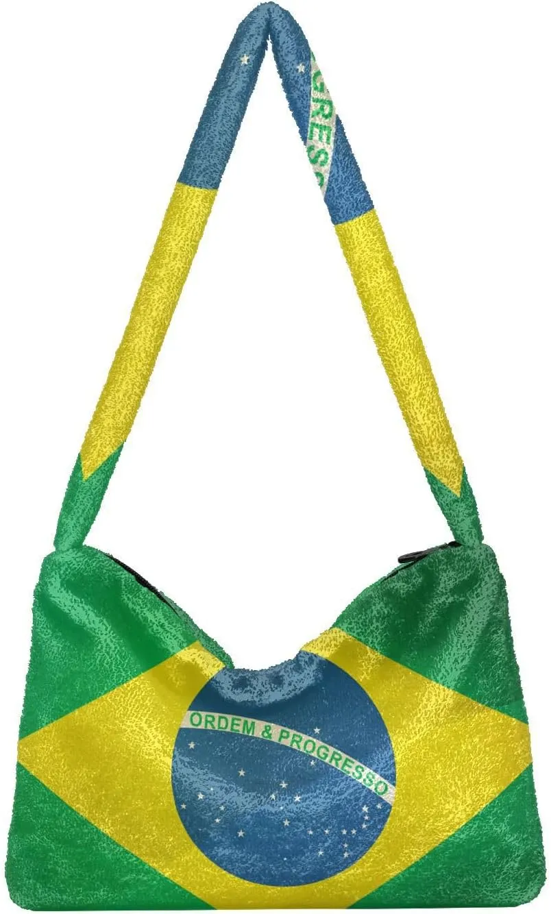 Patriot Flag Women Boho Handbag Underarm Bag Tote Bag Shoulder Bag Crossbody Bag