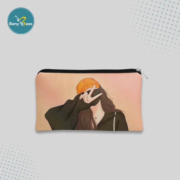 Pencil / Pen Pouch (Digitally printed on Cloth)