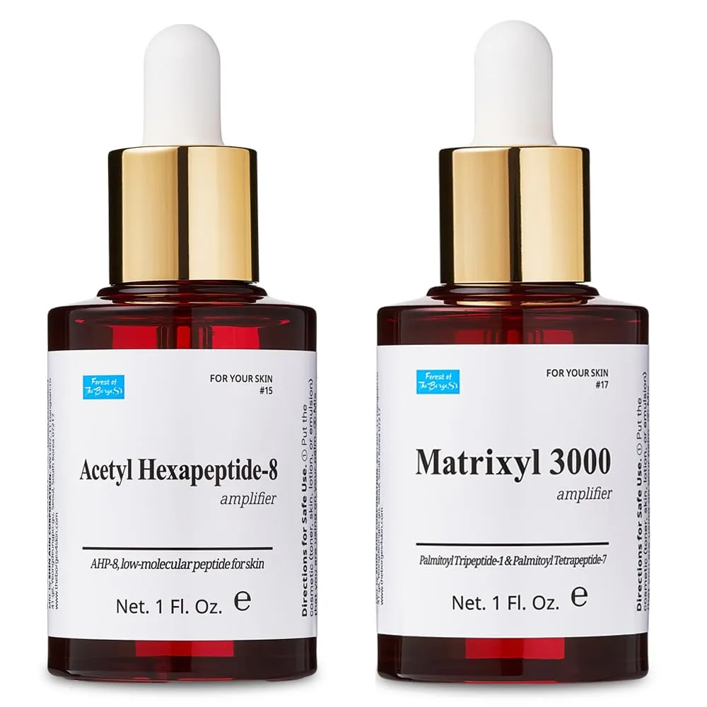 Peptide Duo – Acetyl Hexapeptide 1.0 fl. oz.   Matrixyl 3000 1.0 fl. oz. for Smooth-Looking, Firm Skin