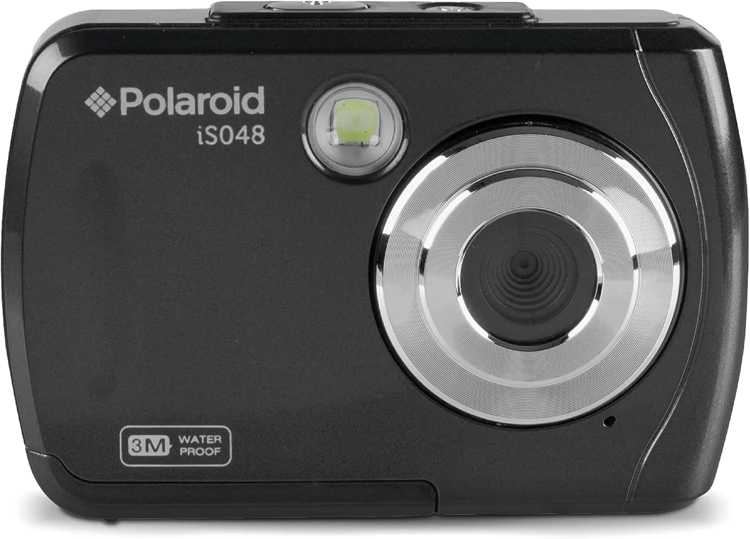 Polaroid IS048 Digital Camera - Small Lightweight Waterproof Instant Sharing 16 MP Digital Portable Handheld Action Camera (Black)
