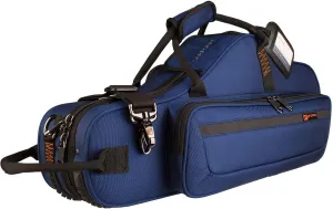 Protec Alto Saxophone Contoured PRO PAC Case with Flute Pocket, Blue, Model PB304CTBX