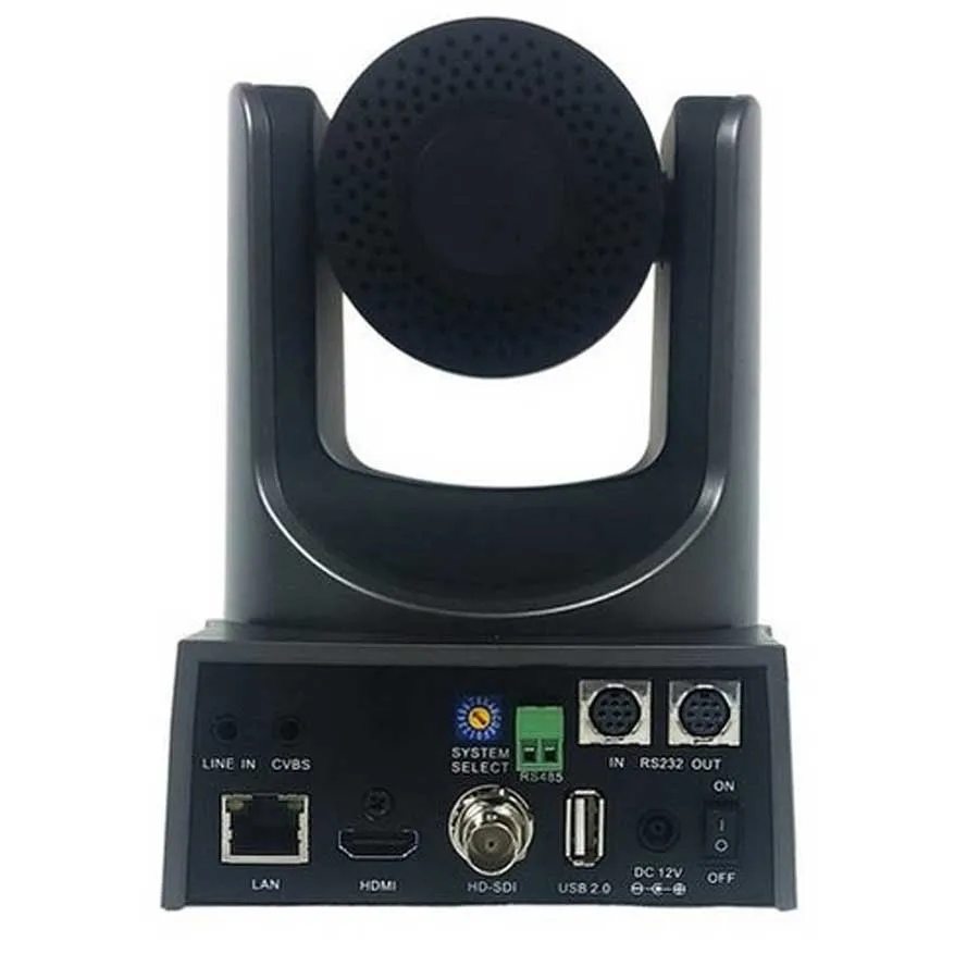 PTZOptics 12x-USB Gen2 Live Streaming PTZ Camera (Gray)