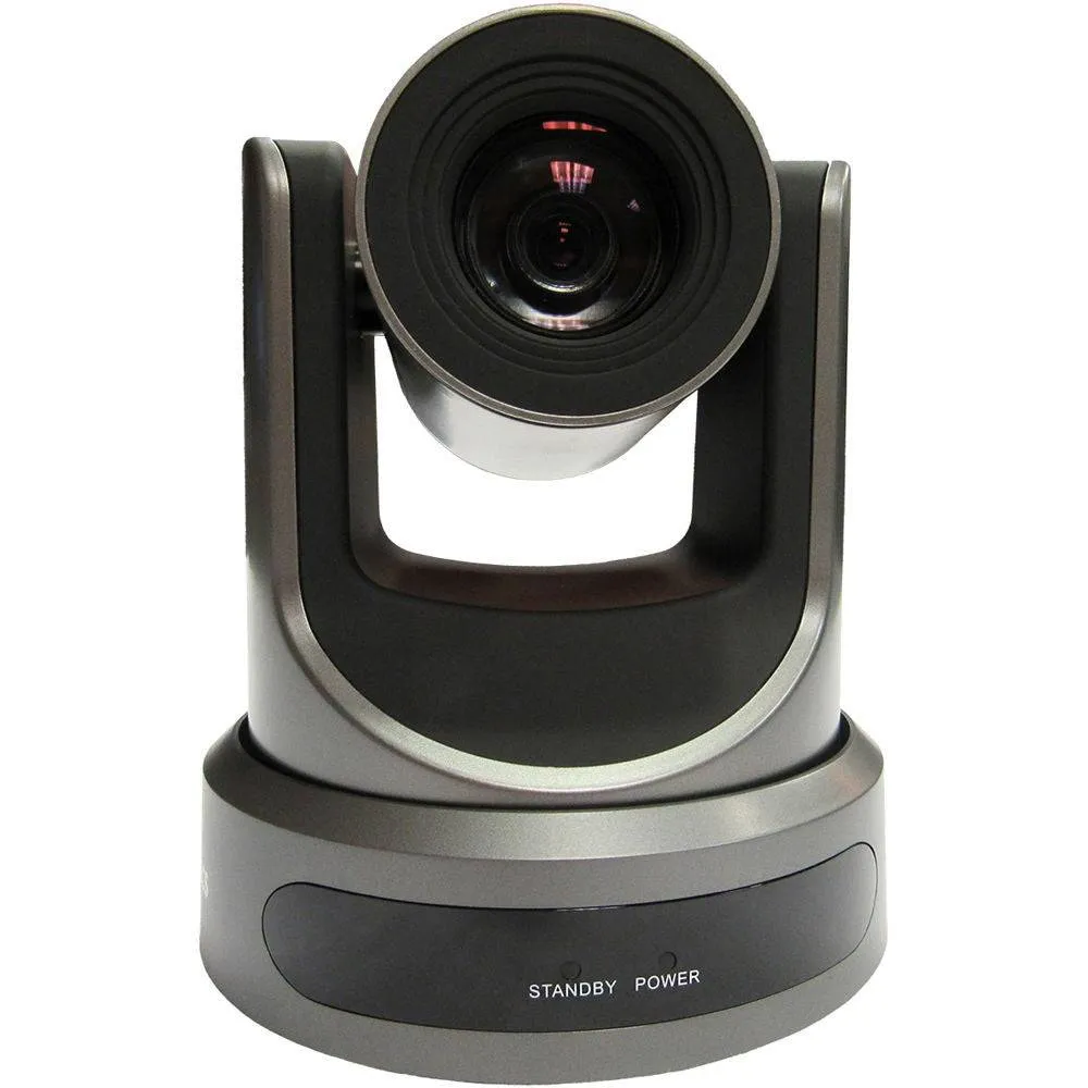 PTZOptics 20X-NDI Broadcast and Conference Camera (Gray)