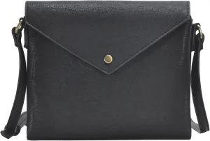Quinn Crossbody | Vegan Leather Crossbody bag for Women | Accordion opening | 8" L x 0.75" W x 7" H