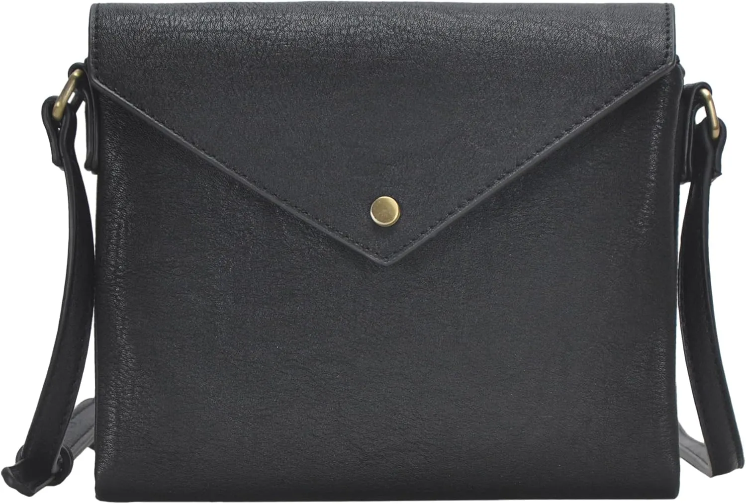 Quinn Crossbody | Vegan Leather Crossbody bag for Women | Accordion opening | 8" L x 0.75" W x 7" H