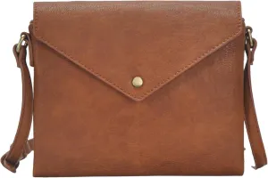 Quinn Crossbody | Vegan Leather Crossbody bag for Women | Accordion opening | 8" L x 0.75" W x 7" H