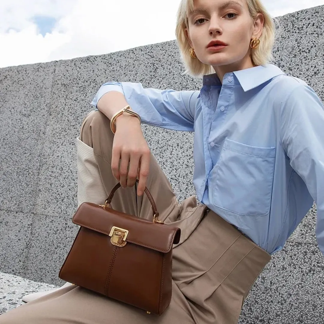 Raya Leather Crossbody Bag