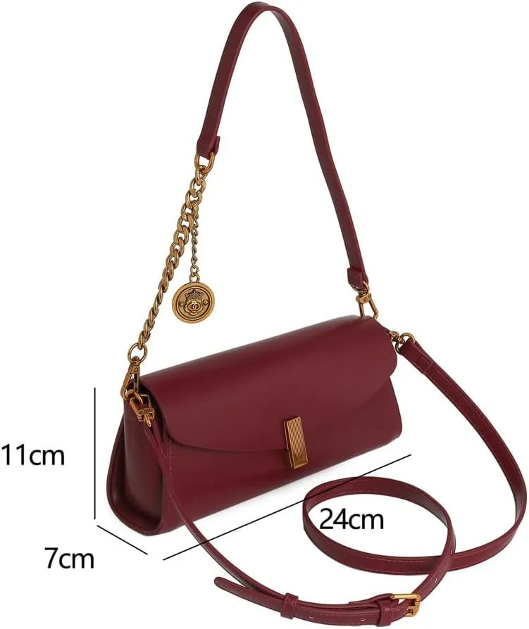 Retro-Inspired Summer Women's Underarm Bag - Chic Fashionable Chain Shoulder & Crossbody Bag with Premium High-End Aesthetic