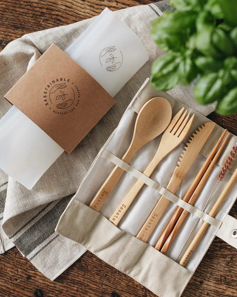 Reusable Snack Set - Natural