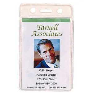 Rexel Id Pouch Soft Portrait 62mm x 104mm, 10 Pack
