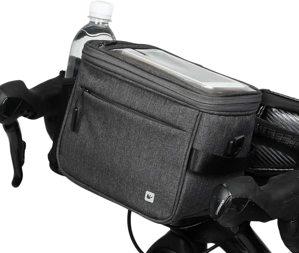 Rhinowalk Bike Basket,Lunch Box Insulated Bike Handlebar Bag Bike Front Bag Camera Bag Handbag Phone Bag with Touch Screen Shoulder Strap Professional Cycling Accessories