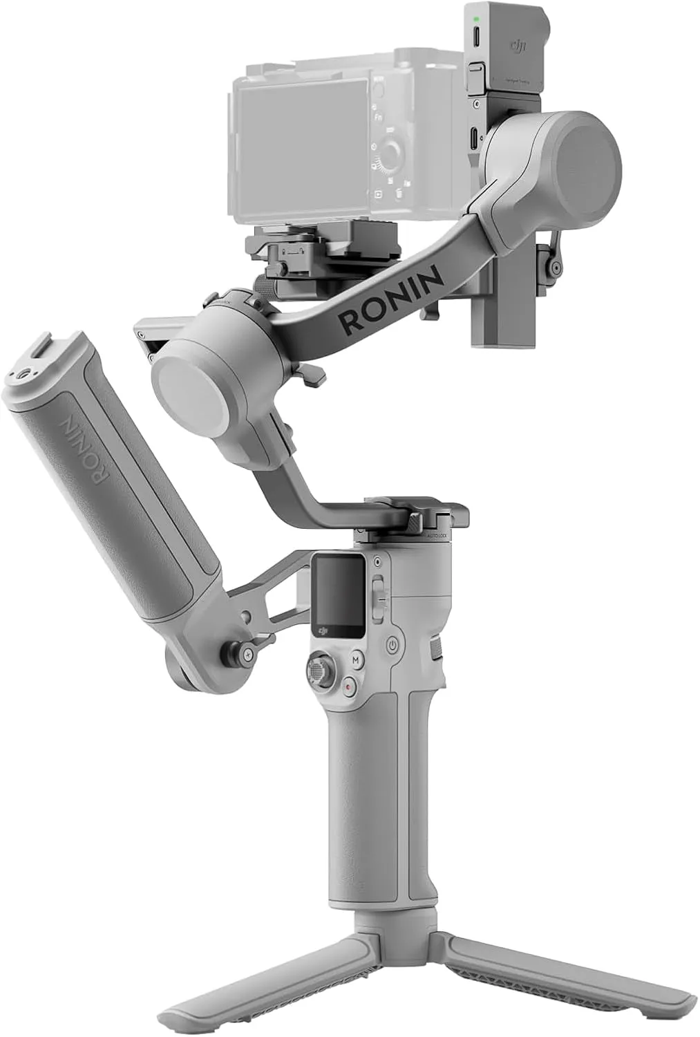 RS 4 Mini Combo, Gimbal Stabilizer for Camera Canon/Sony/Panasonic/Nikon/Fujifilm, Auto Axis Locks, Intelligent Tracking, 2Kg/4.4Lbs Payload, Camera Gimbal, Briefcase Handle