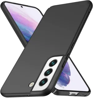 Samsung Galaxy S23 Case, Slim Thin Hard Back Phone Cover - Matte Black