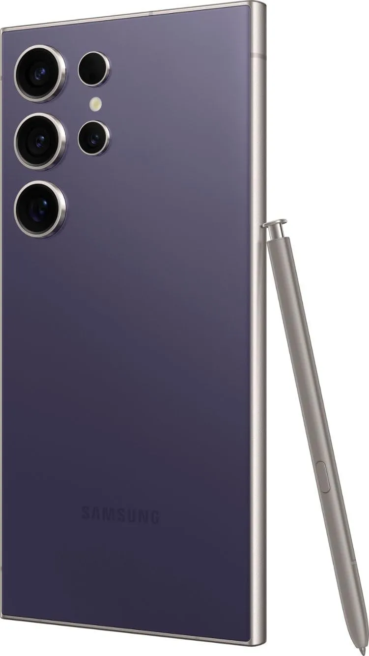 SAMSUNG Galaxy S24 Ultra 5G, US Version, 1TB, Titanium Violet - Unlocked (Renewed)