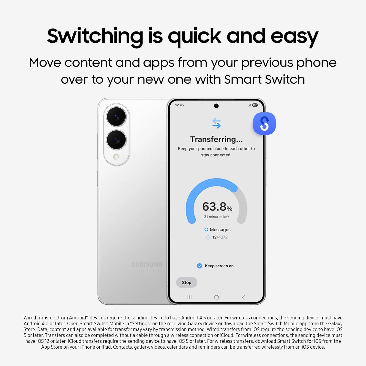 SAMSUNG Galaxy S25 Edge Phone   Gift Card   Large Storage Upgrade, 512 GB AI Smartphone, Unlocked Android, Night Video, Fast Processor, 2025, US 1 Yr Manufacturer Warranty, Titanium Icyblue
