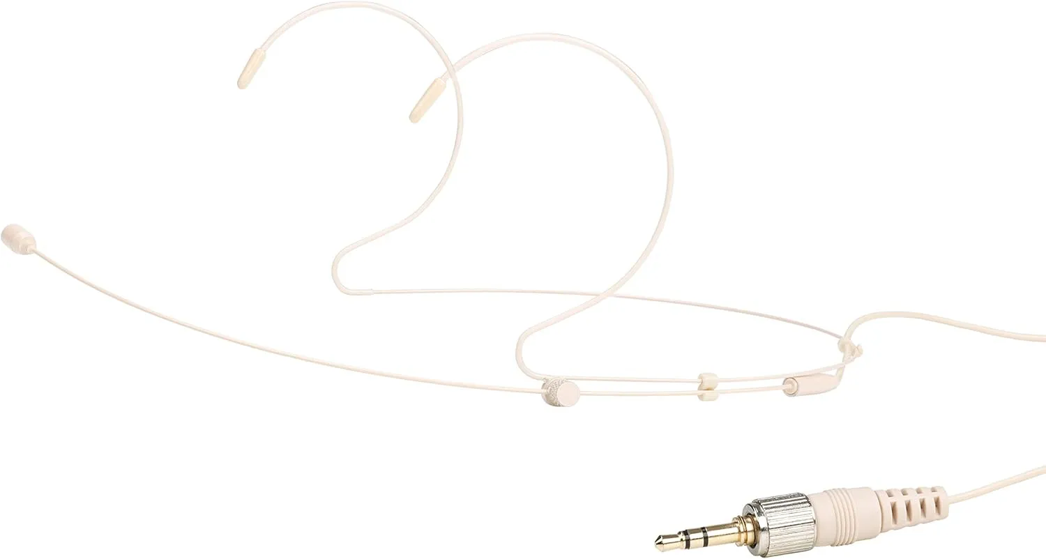 Saramonic Lightweight & Slimline Professional Omni Headset Mic, Sennheiser, Rode, Azden, Nady, Boya & More Wireless Transmitters & Recorders w/ 3.5mm (DK6A)