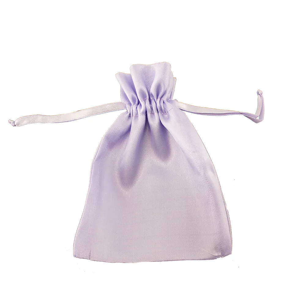 SATIN BAG 12X17 LILA 10PCS