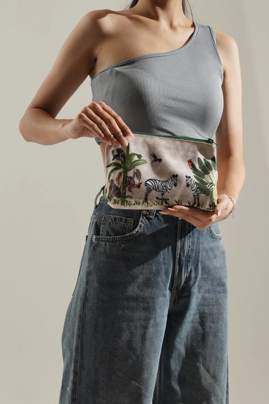 Savanna Grassland Cosmetic Bag