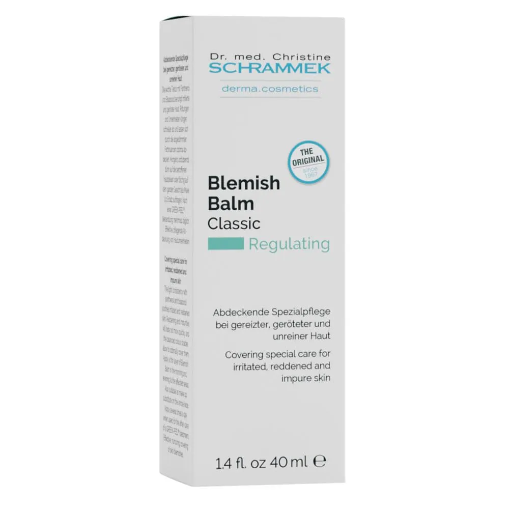 Schrammek Blemish Balm Classic (1.4 fl oz) - Covering Special Care for Irritated, Reddened & Impure Skin - The Original since 1967 - BB Cream - Tinted Face Moisturizer - Facial Skin Care - Dr