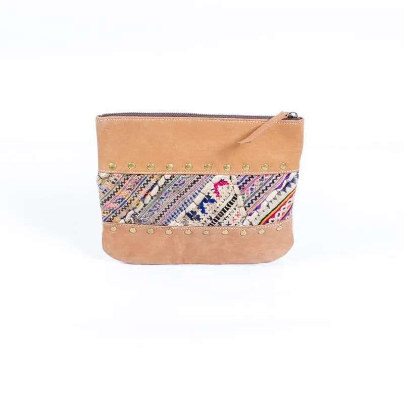 SCOTIA- EMBROIDRED POUCH