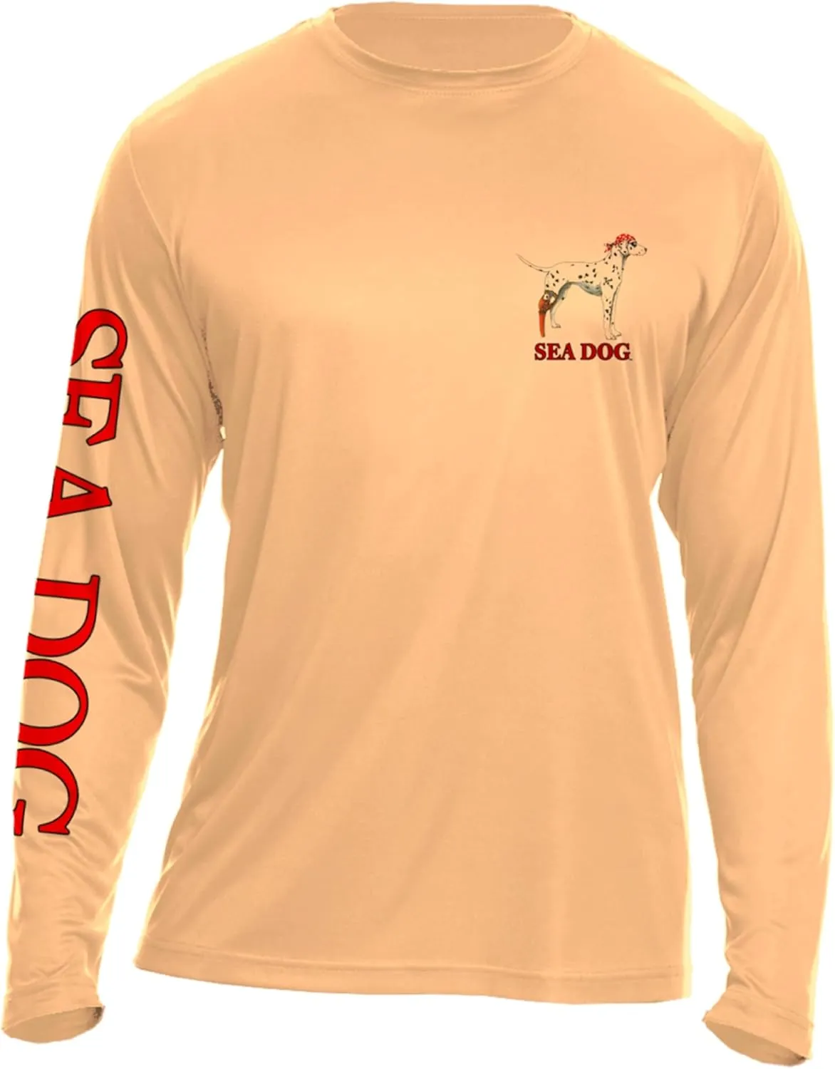 SEA DOG Wax Van UPF50 UV Sun Protection Long Sleeve Shirt 100% Microfiber Polyester - Designed & Printed in USA