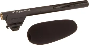 SENNHEISER Professional Shotgun Microphone with XLR-3 to 3.5mm Connector for Video Camera/Camcorder, Black (505453)