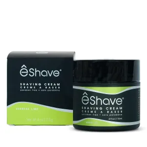 Shaving Cream for Men, Verbena Lime, prevents shaving irritation and razor burn, generates a rich lather for a soft, silky, Smoothest Shave