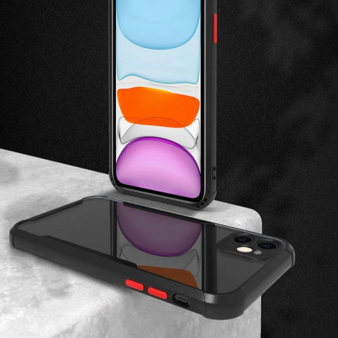 Shockproof Bumper Phone Case with Camera Protection - iPhone