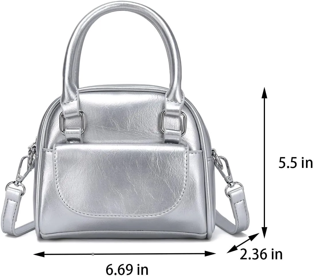 Small Crossbody Bag，Cute Purse for Women trendy，Girls Top Handle Clutch Handbag