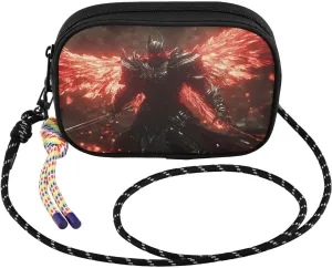 Small Crossbody Bags Wings Archangel Sword for Women Cell Phone Purses Shoulder Bag Handbag with Adjustable Strap