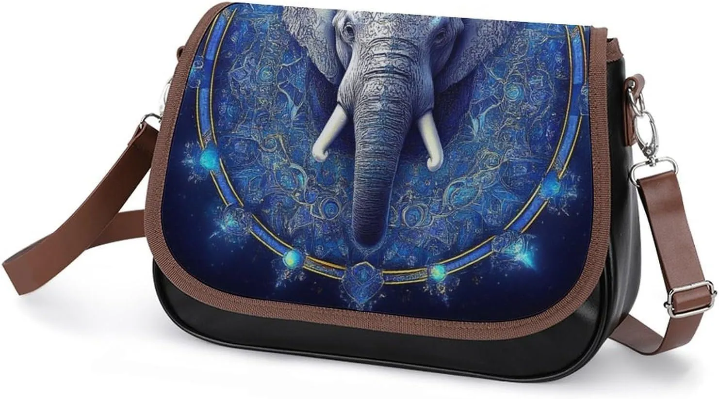 Small Crossbody Handbags Pu Leather Purse Travel Shoulder Bag with Adjustable Strap