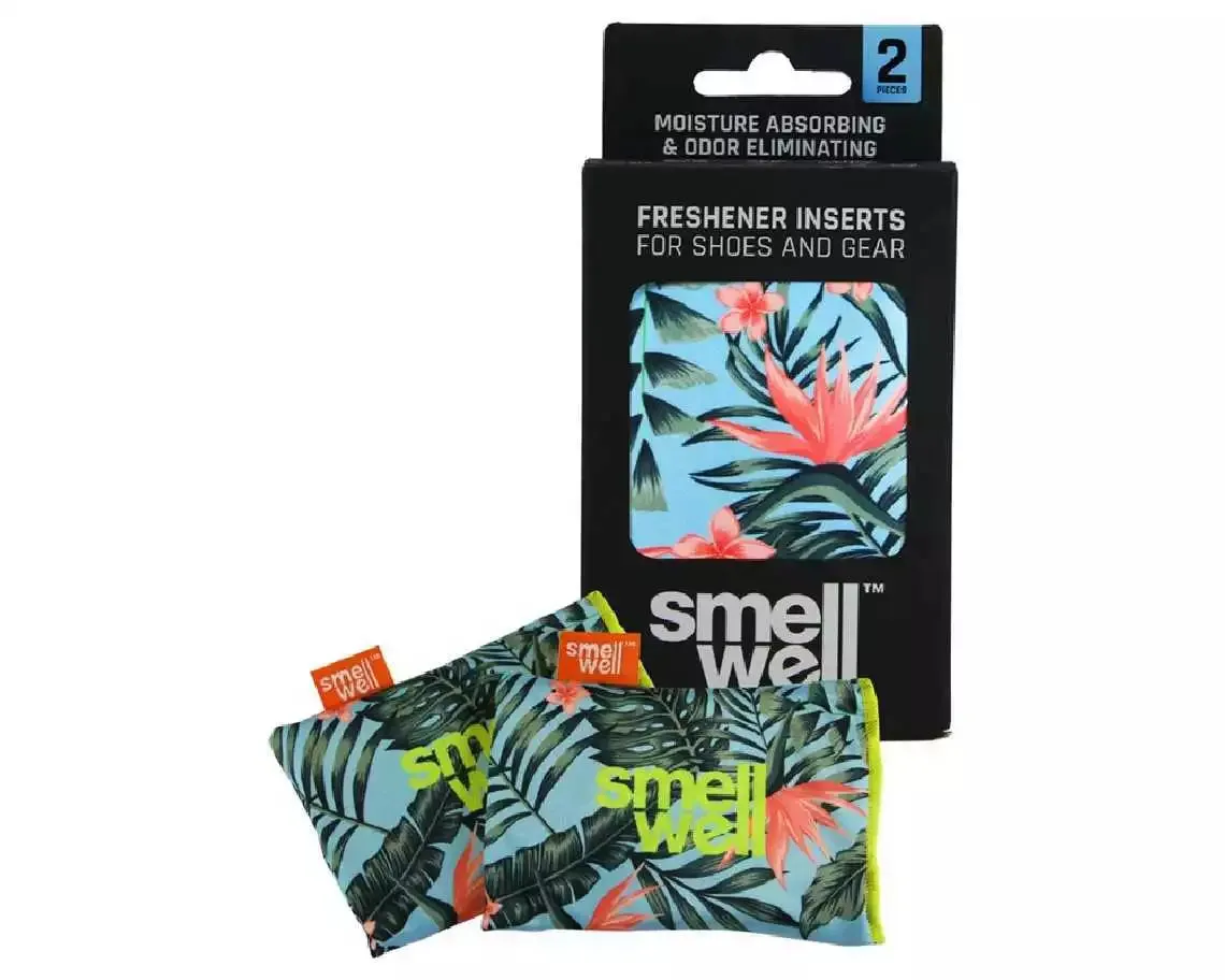 SmellWell Deodorizer, Natural Charcoal Purifying Bag for Shoes & Gym Gear (pair)