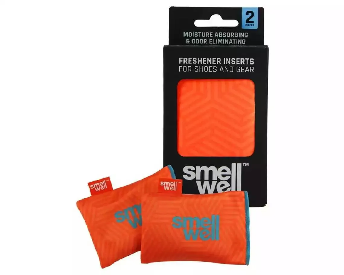 SmellWell Deodorizer, Natural Charcoal Purifying Bag for Shoes & Gym Gear (pair)