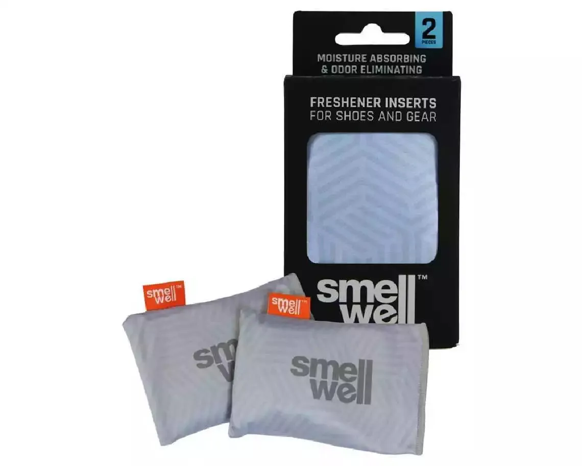 SmellWell Deodorizer, Natural Charcoal Purifying Bag for Shoes & Gym Gear (pair)