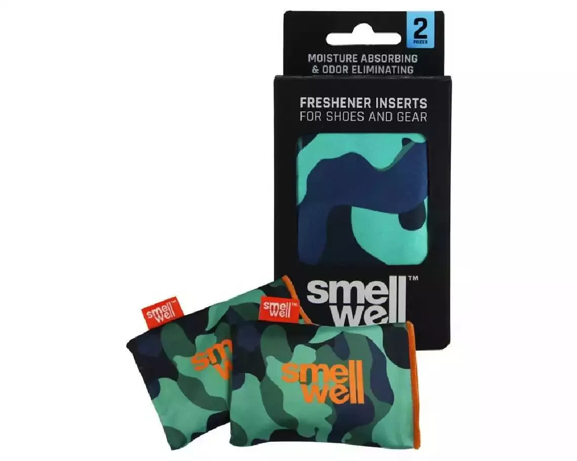 SmellWell Deodorizer, Natural Charcoal Purifying Bag for Shoes & Gym Gear (pair)