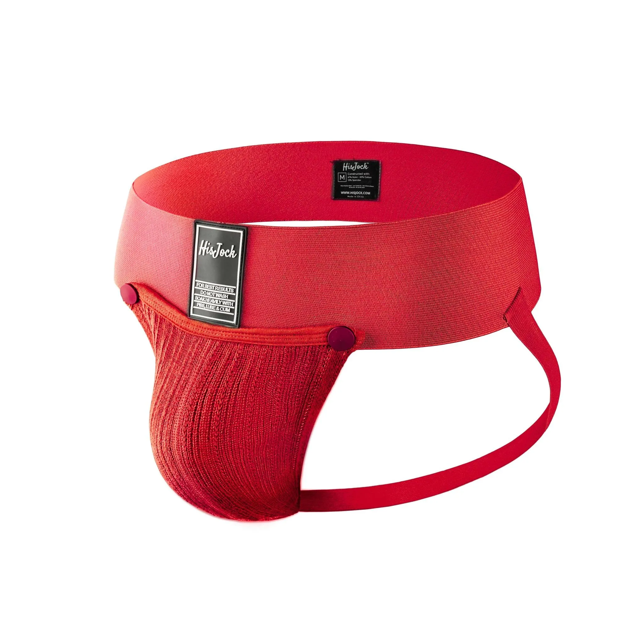 Snap Jockstrap - Red