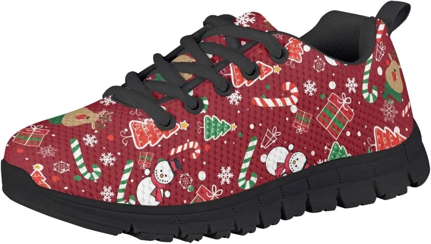 Sneakers Lace-up Lightweight Sport Shoes Casual Running Hiking Shoes for Boys Girls