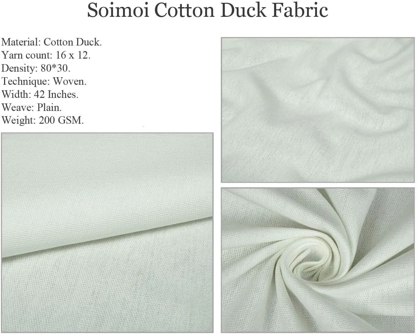 Soimoi Cotton Canvas Blue Fabric - by The Yard - 42 Inch Wide - Branches, Leaves & Bird Fabric - Organic Branches with Nature-Inspired Birds Printed Fabric