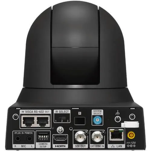 Sony BRC-X400 4K PTZ Camera with HDMI, IP and 3G-SDI Output (Black)