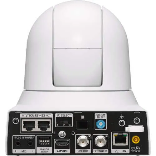 Sony BRC-X400 4K PTZ Camera with HDMI/IP/3G-SDI Output (White)