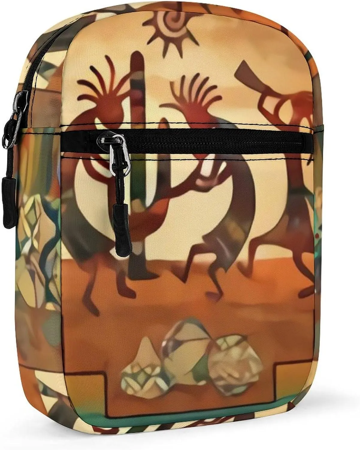 Southwest Native American Dance Crossbody Bag Small Shoulder Bag Waterproof, Lightweight And Convenient