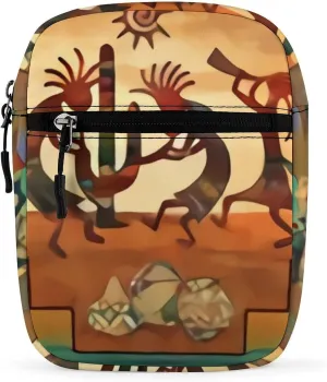 Southwest Native American Dance Crossbody Bag Small Shoulder Bag Waterproof, Lightweight And Convenient