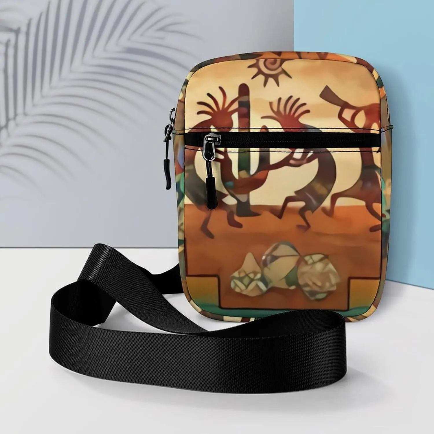 Southwest Native American Dance Crossbody Bag Small Shoulder Bag Waterproof, Lightweight And Convenient