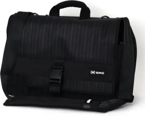 Speck Products CorePack Fly Notebook Messenger Bag for Laptops up to 15 Inches in Speakeasy Gray Pinstripe, NBAG-CORE15-PINGRY
