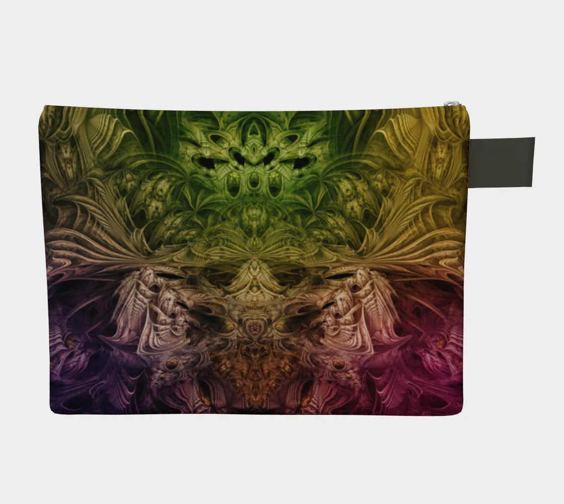 SPECTRAL EVIDENCE ZIPPER POUCH