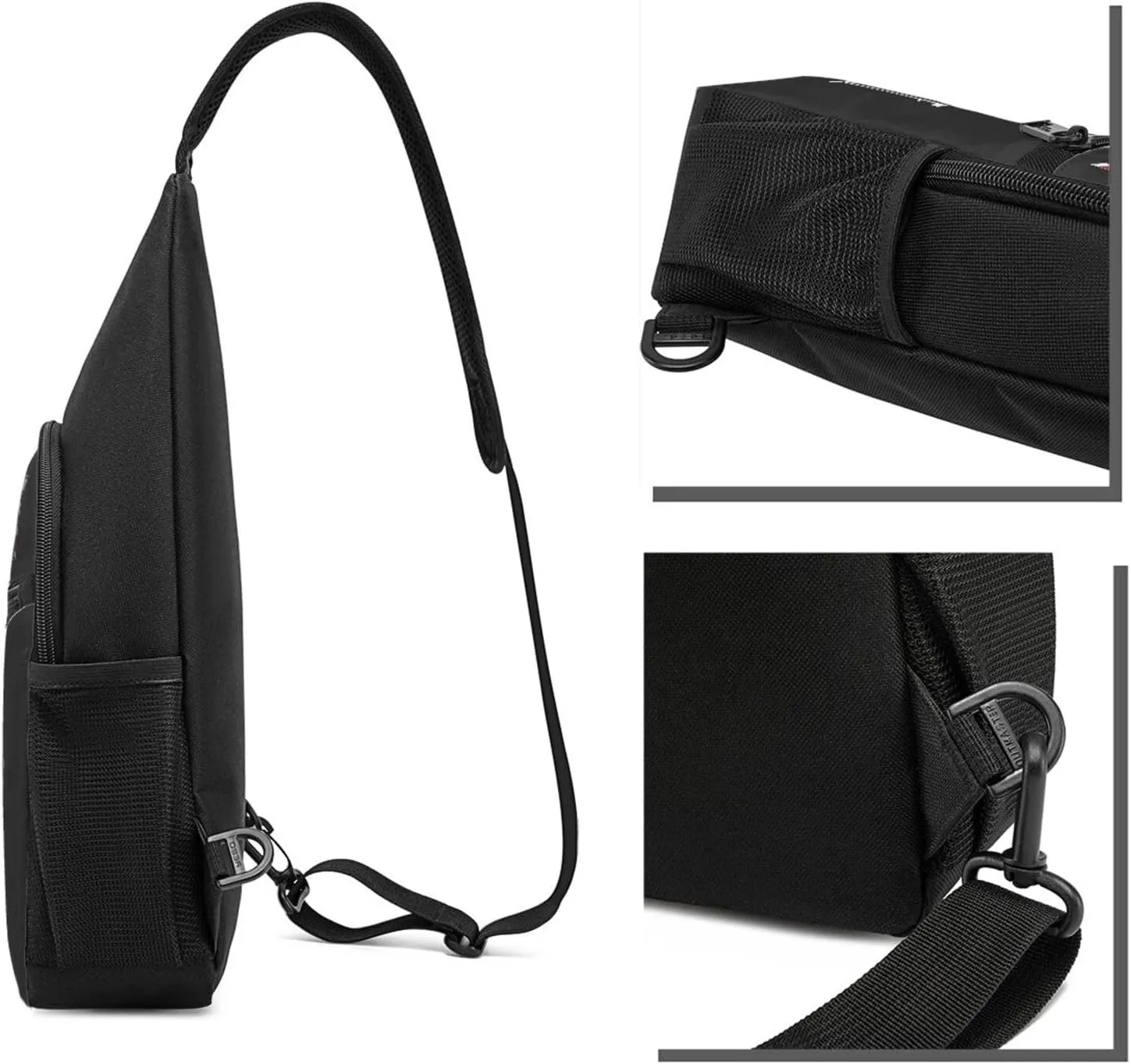 Stay Humble, Hustle Hard,Casual one-shoulder crossbody chest bag, fashionable crossbody chest bag