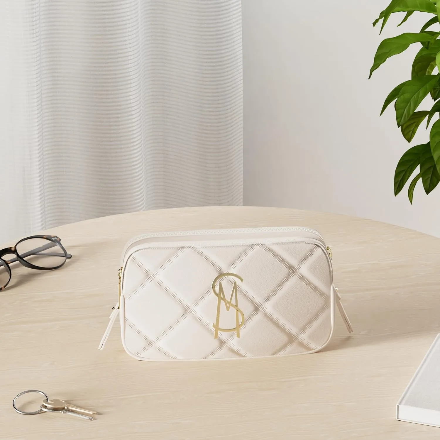 Steve Madden Women's Daisy Quilted Crossbody
